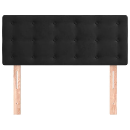 vidaXL Kopfteil Schwarz 90x5x78/88 cm Samt