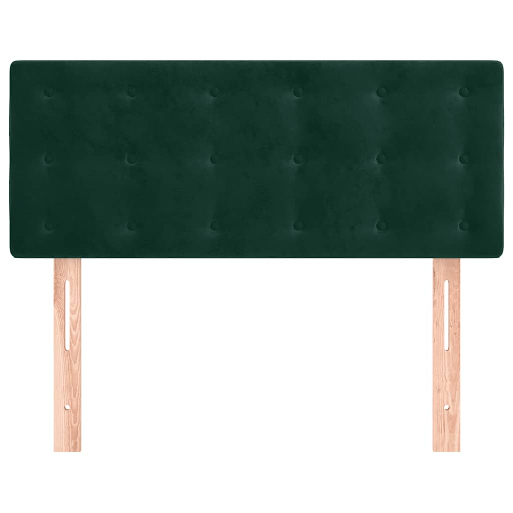 vidaXL Kopfteil Dunkelgrün 90x5x78/88 cm Samt