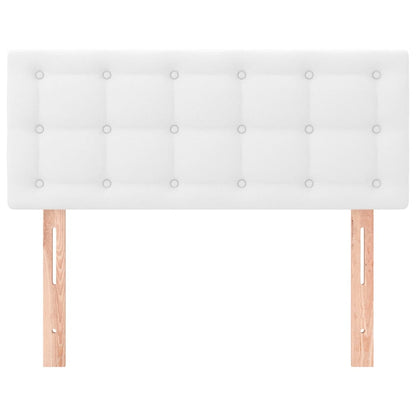 vidaXL Kopfteil Weiß 100x5x78/88 cm Kunstleder