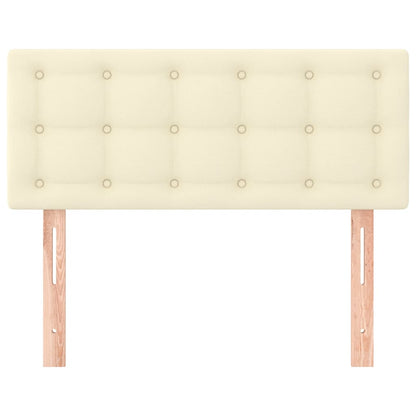 vidaXL Kopfteil Creme 100x5x78/88 cm Kunstleder