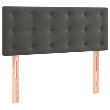 vidaXL Kopfteil Dunkelgrau 100x5x78/88 cm Samt