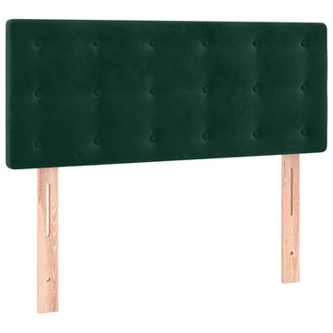 vidaXL Kopfteil Dunkelgrün 100x5x78/88 cm Samt
