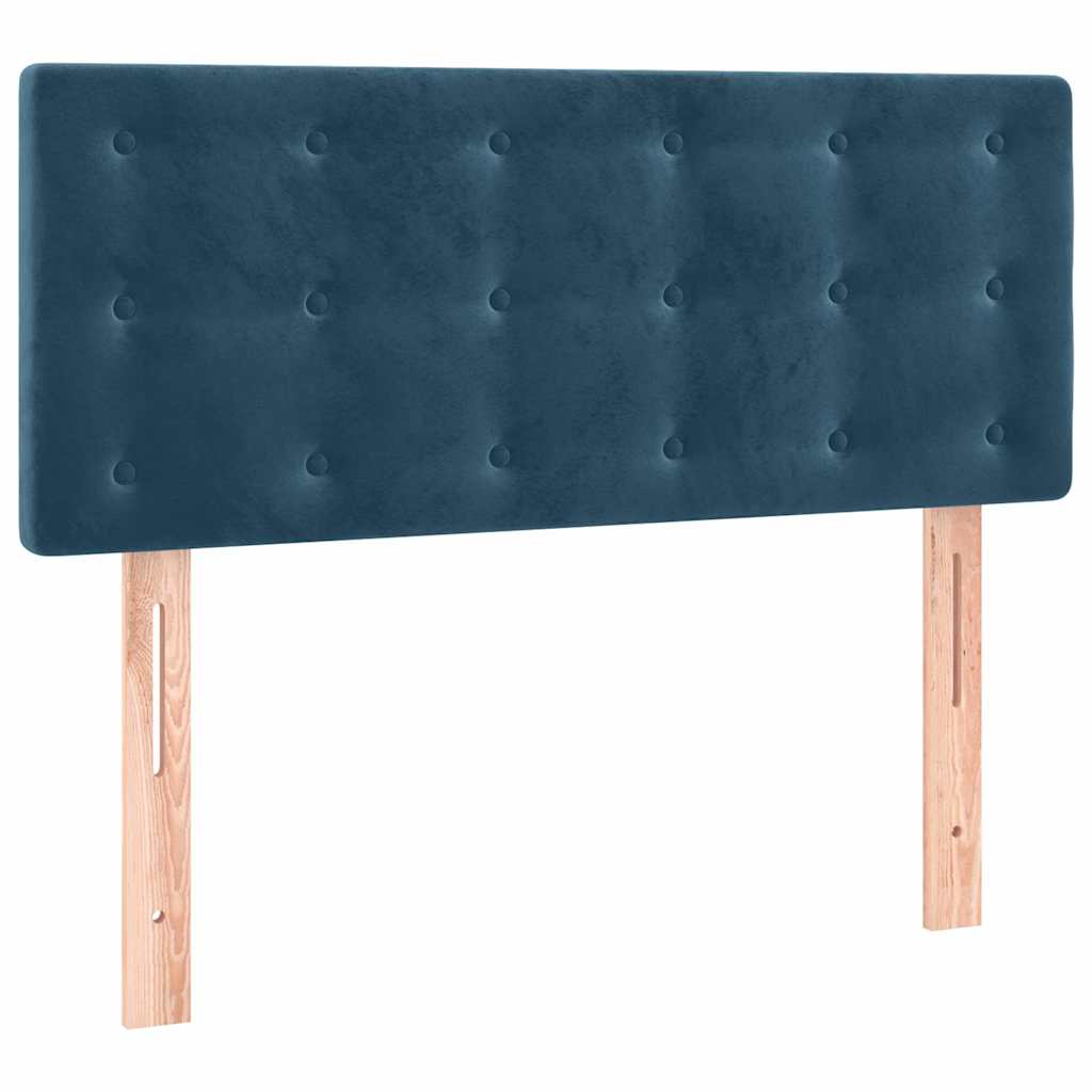 vidaXL Kopfteil Dunkelblau 100x5x78/88 cm Samt