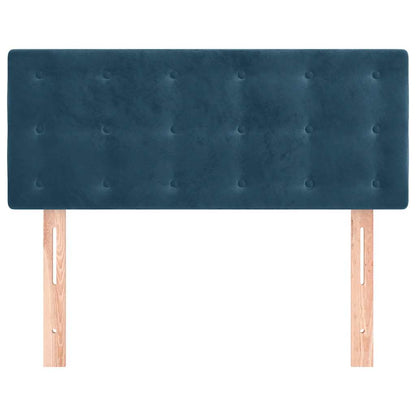 vidaXL Kopfteil Dunkelblau 100x5x78/88 cm Samt