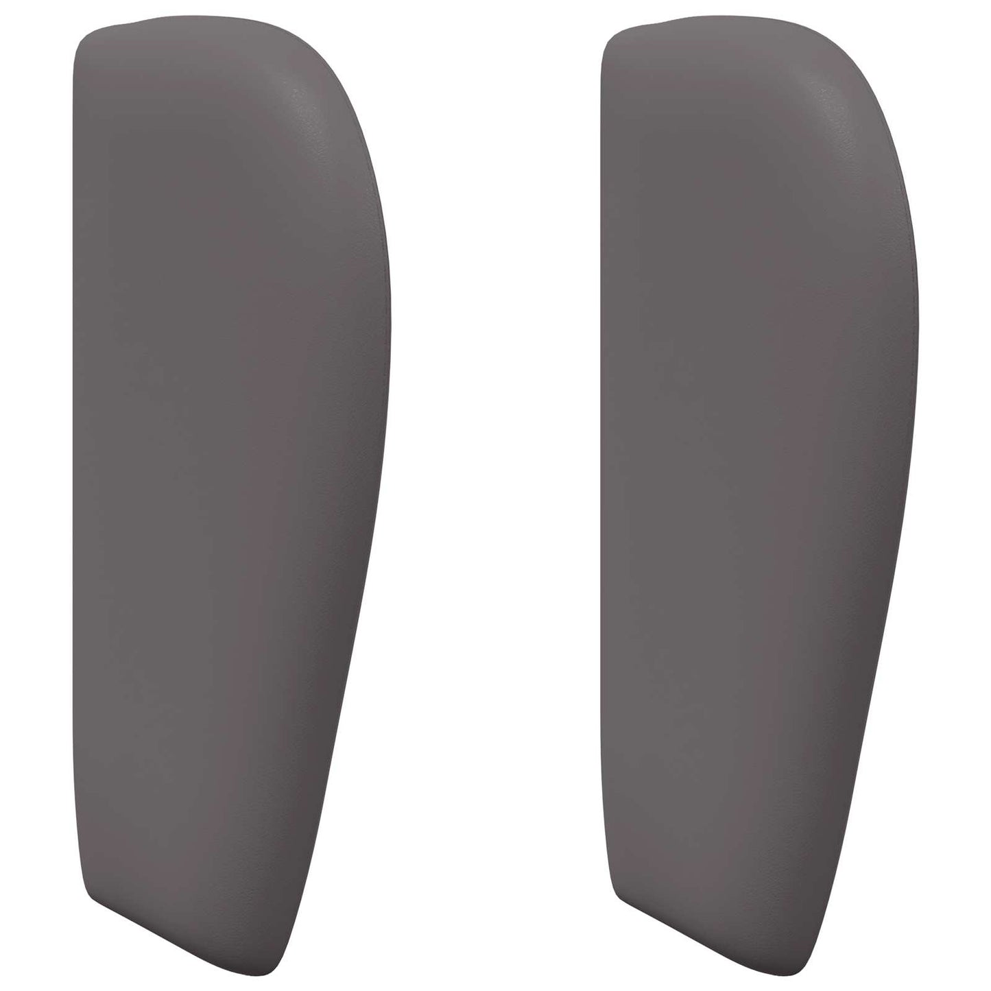 Kopfteil Ohr Dunkelgrau 40 x 23 x 6 cm PVC