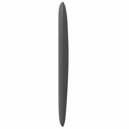 Kopfteil Ohr Dunkelgrau 80 x 23 x 6 cm PVC