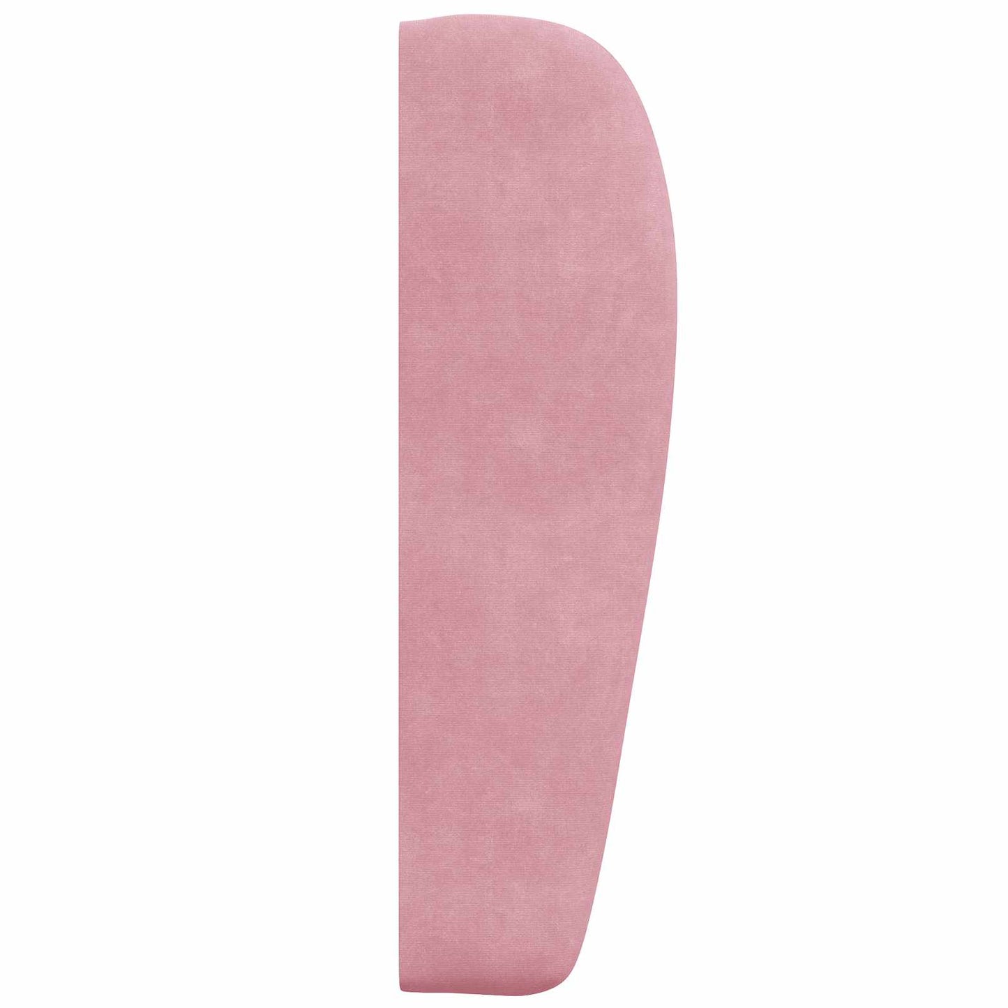 Kopfteil Ohr Rosa 80 x 23 x 6 cm Samt