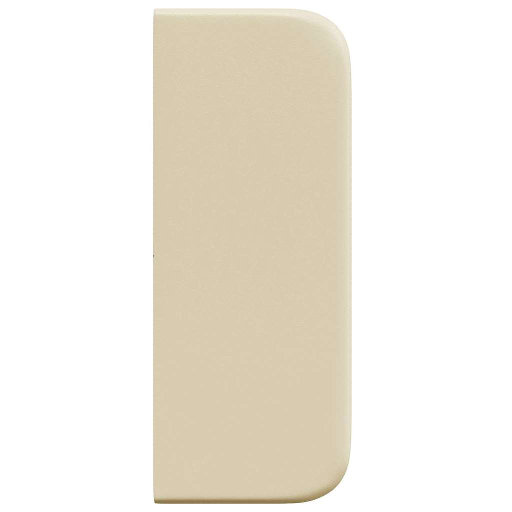 Kopfteil Ohr Creme 40,5 x 40,5 x 4 cm PVC