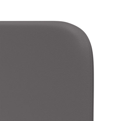 vidaXL Kopfteil Ohr 2 pcs Grau 40 x 16 x 5 cm Sperrholz und Kunstleder