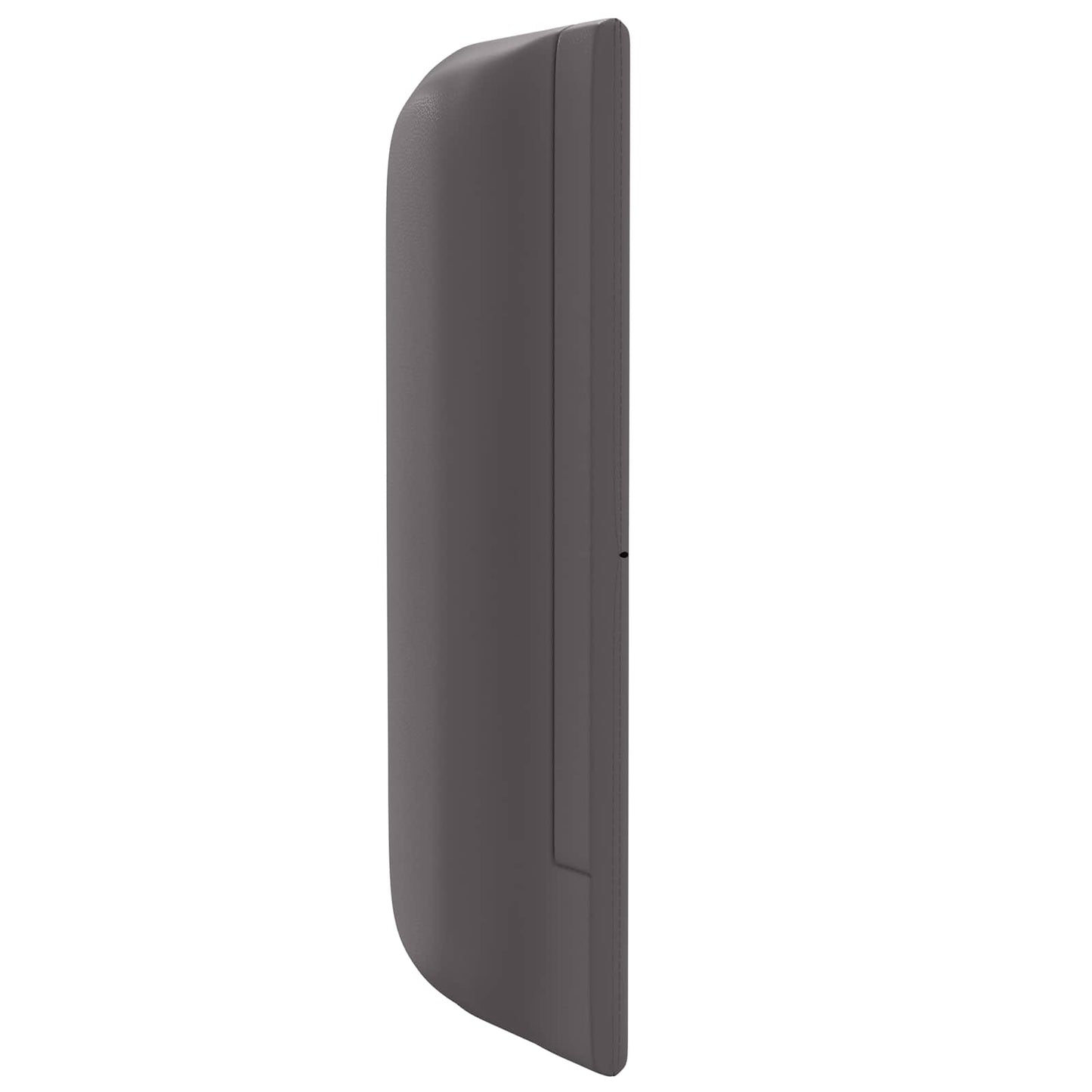 vidaXL Kopfteil Ohr 2 pcs Grau 40 x 16 x 5 cm Sperrholz und Kunstleder