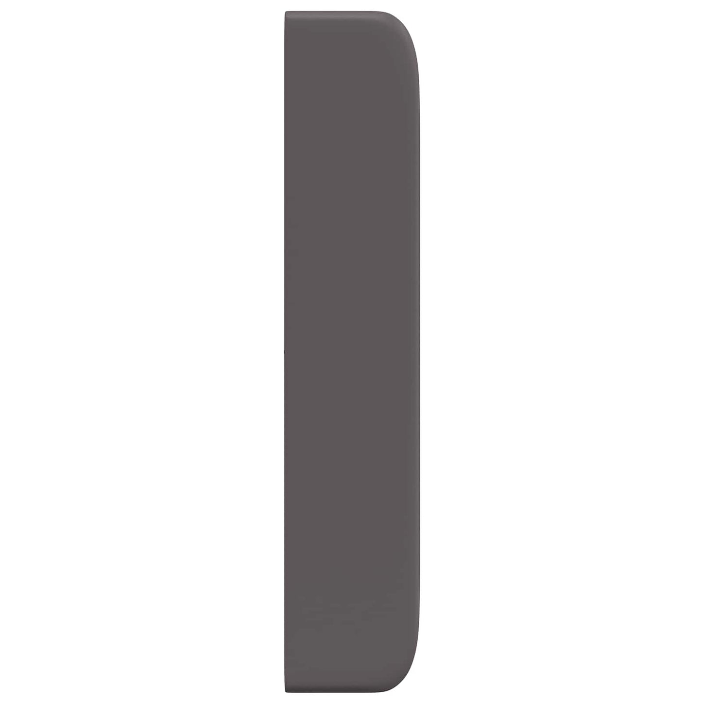 Kopfteil Ohr Grau 80 x 16 x 4 cm PVC