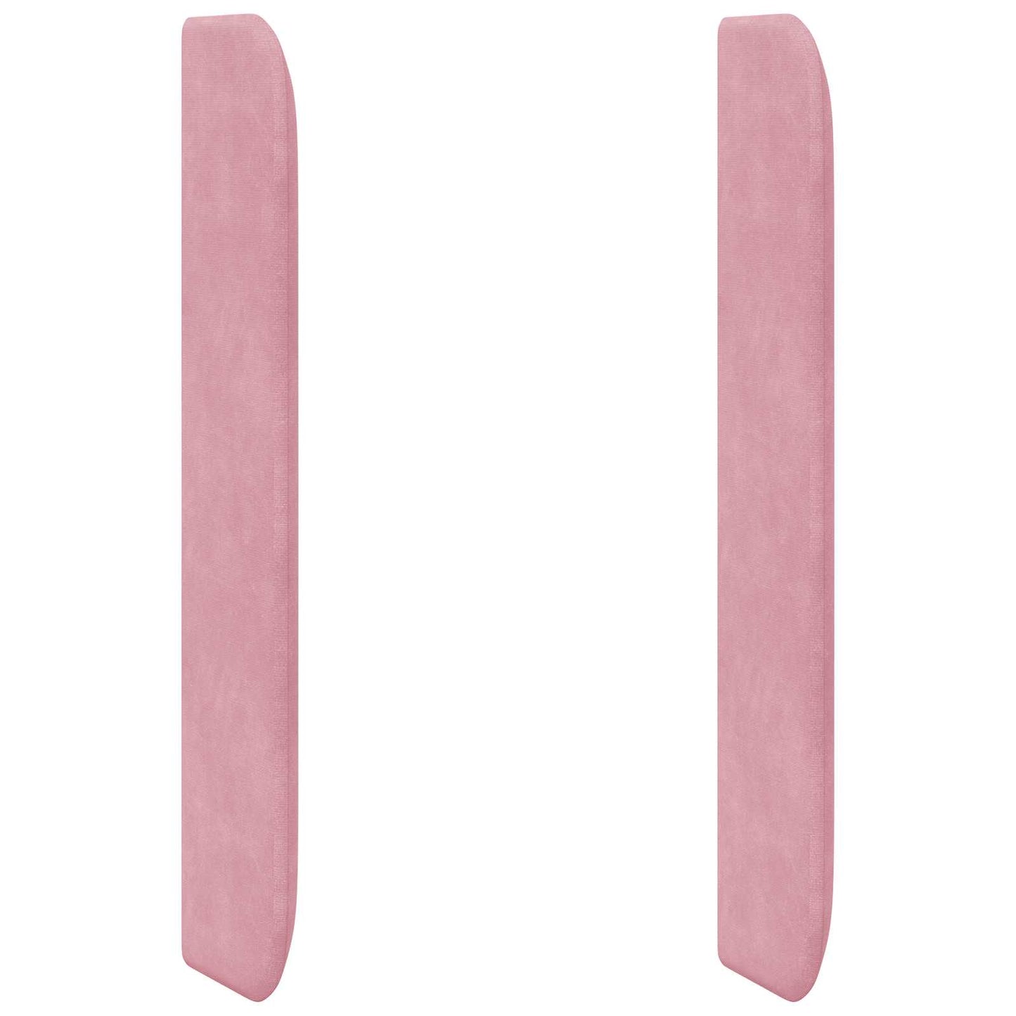 Kopfteil Ohr Rosa 80 x 16 x 4 cm Samt