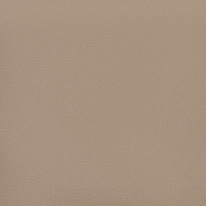 Sitzbank Cappuccino-Braun 70x30x30 cm Kunstleder