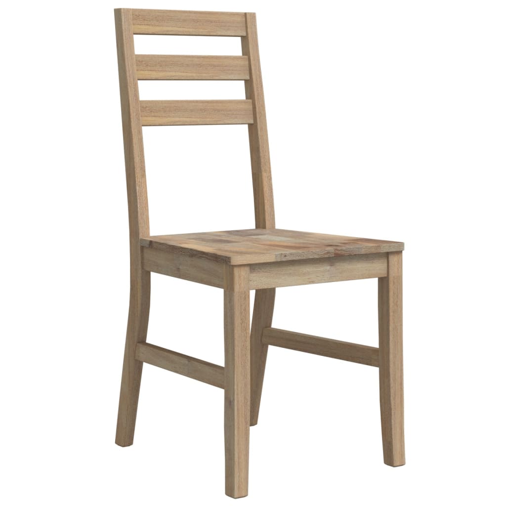 vidaXL Salle à manger 7 pcs Bois d'acacia massif