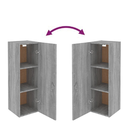 vidaXL Ensemble de meubles TV 5 pcs Gris sonoma Aggloméré