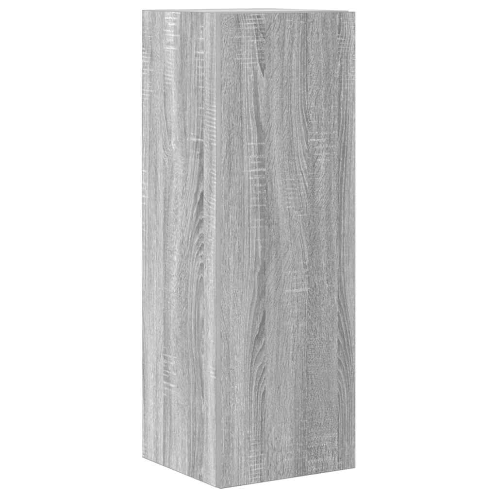 vidaXL Meuble TV 3 pcs Gris Sonoma Aggloméré