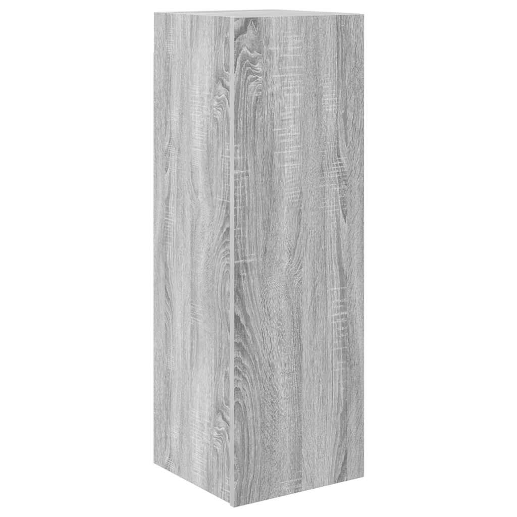 vidaXL Meuble TV 10 pcs Aggloméré Gris Sonoma