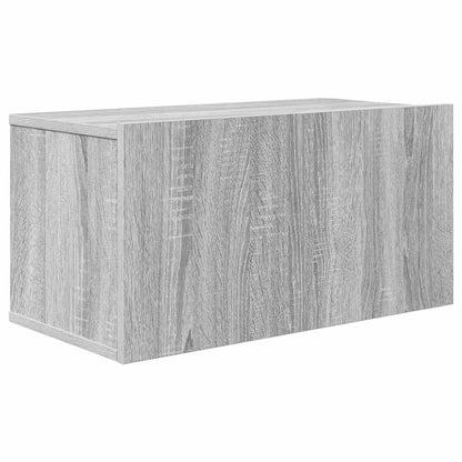 vidaXL Meuble TV 10 pcs Aggloméré Gris Sonoma