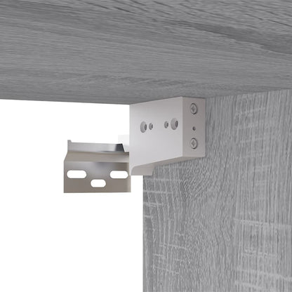 vidaXL Ensemble de 2 meubles TV gris sonoma en bois d'ingénierie