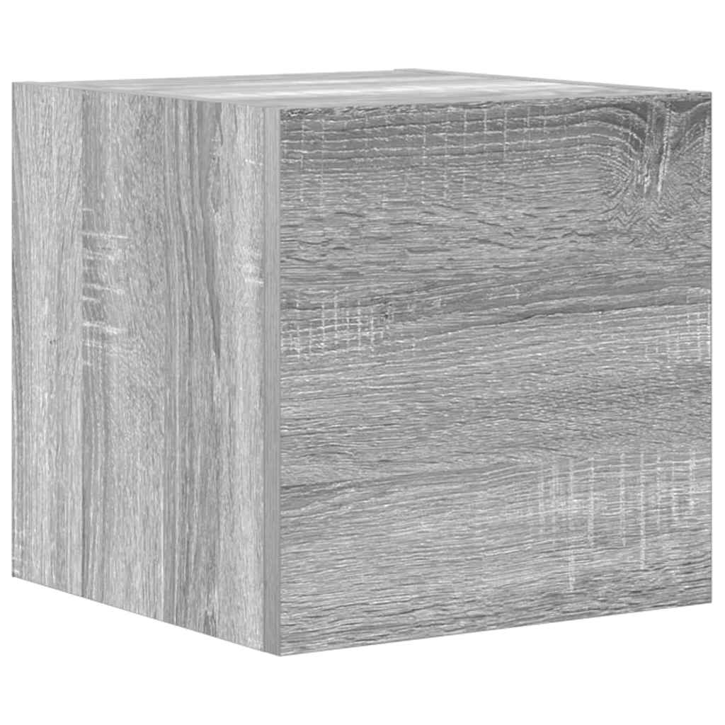 vidaXL Meuble TV 10 pcs Aggloméré Gris Sonoma