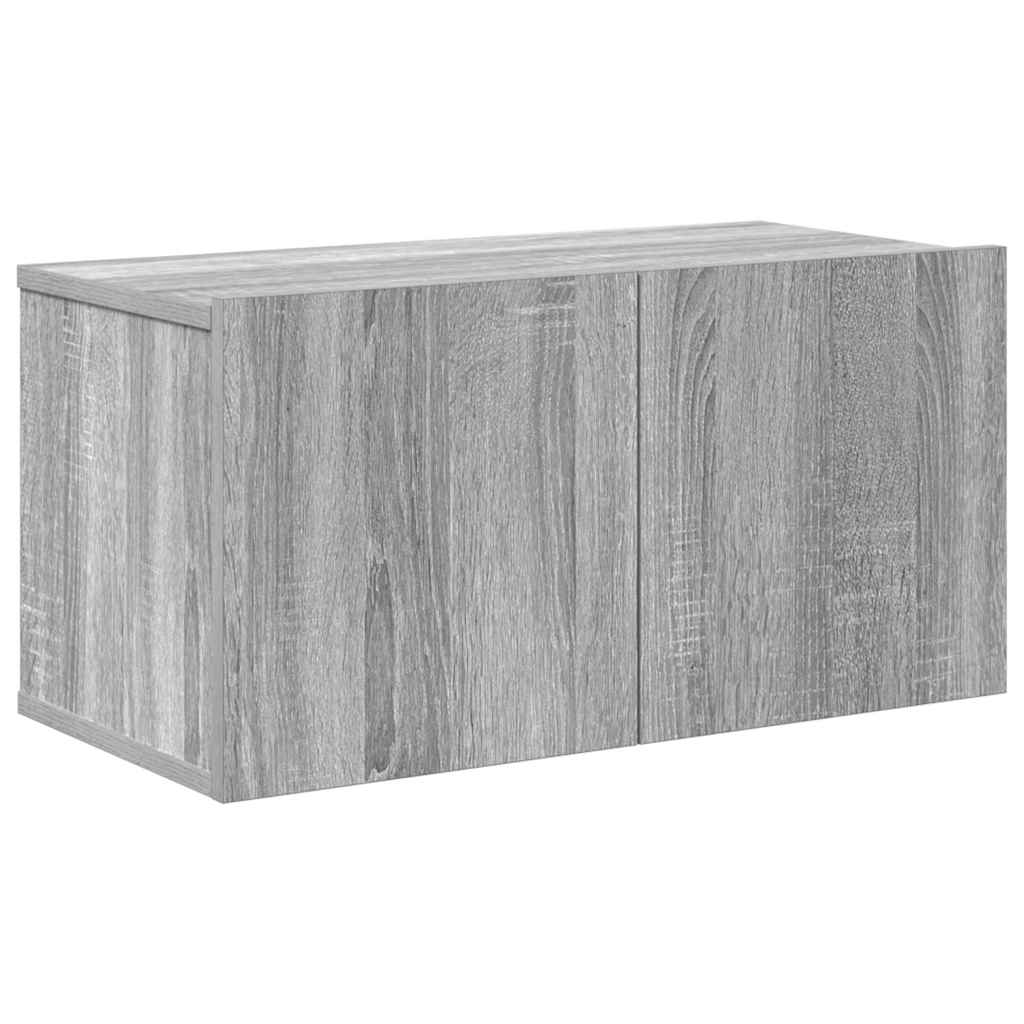vidaXL Meuble TV 10 pcs Aggloméré Gris Sonoma