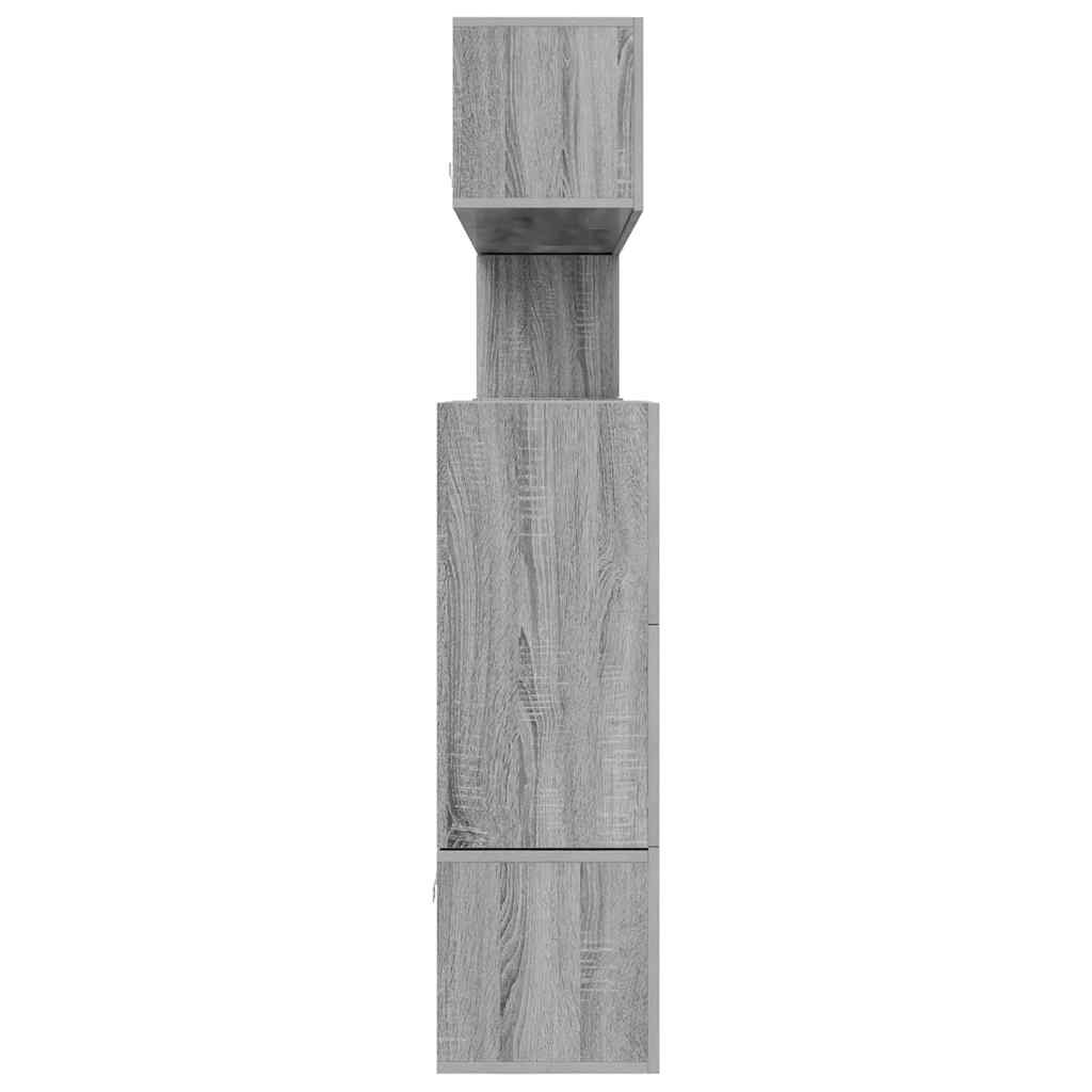 vidaXL Meuble TV 10 pcs Aggloméré Gris Sonoma