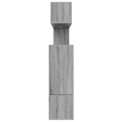 vidaXL Meuble TV 10 pcs Aggloméré Gris Sonoma