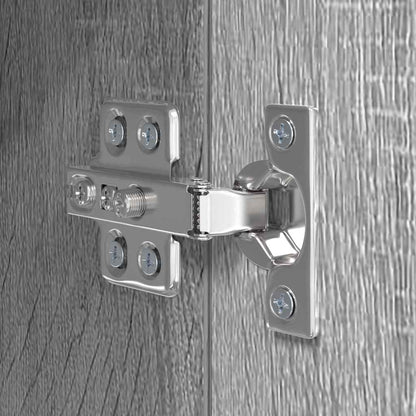 vidaXL Meuble TV 10 pcs Aggloméré Gris Sonoma