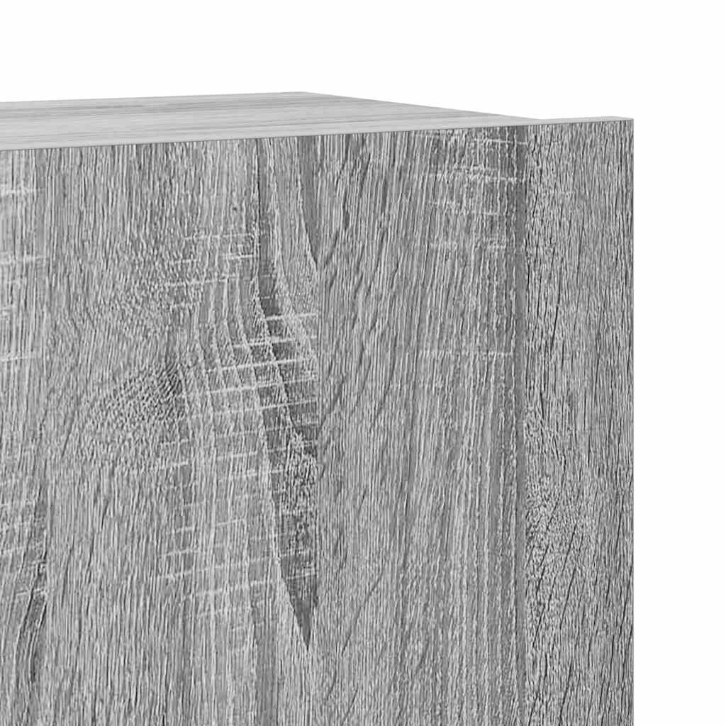 vidaXL Meuble TV, 4 pcs, Gris sonoma, Bois d'ingénierie