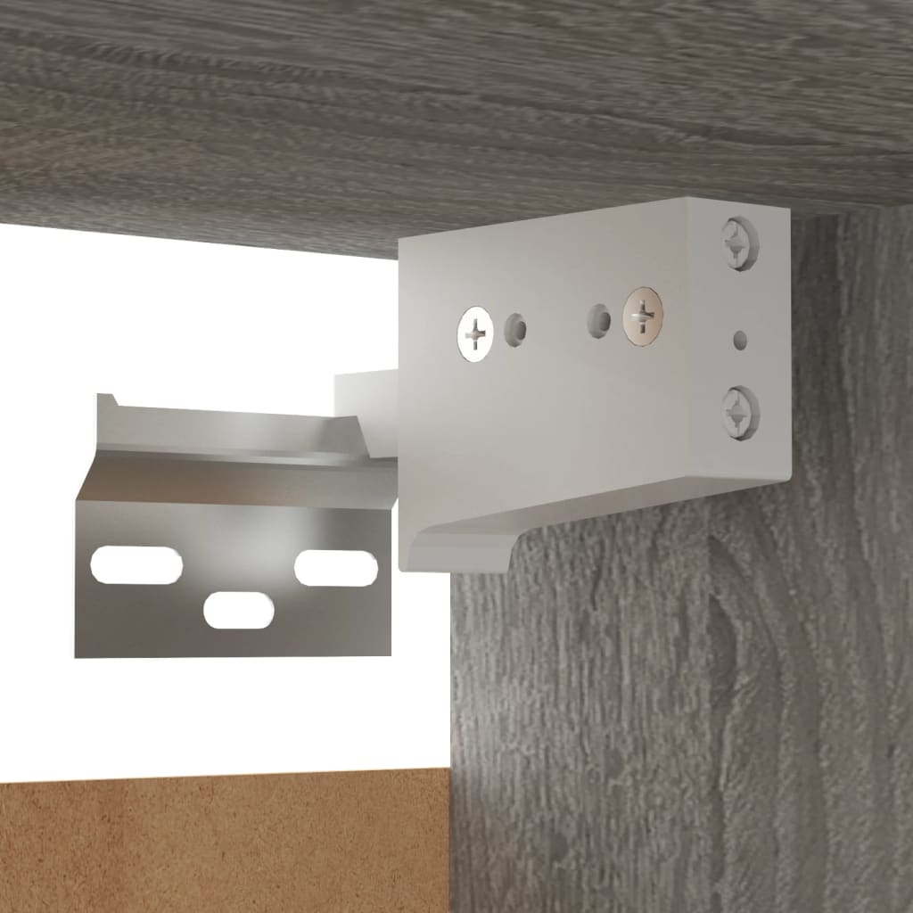 vidaXL Meuble TV mural 8 pcs Gris Sonoma 30,5x30x30 cm