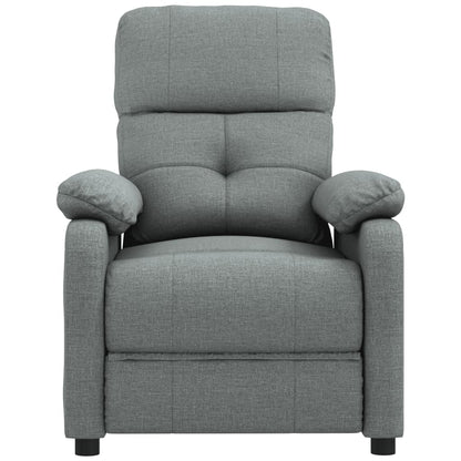 vidaXL Fauteuil de relaxation gris foncé en tissu