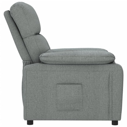 vidaXL Fauteuil de relaxation gris foncé en tissu