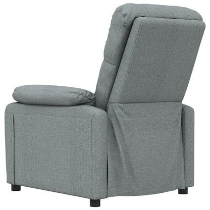 vidaXL Fauteuil de relaxation gris foncé en tissu