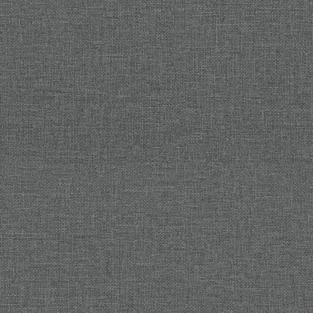 vidaXL Fauteuil de relaxation gris foncé en tissu