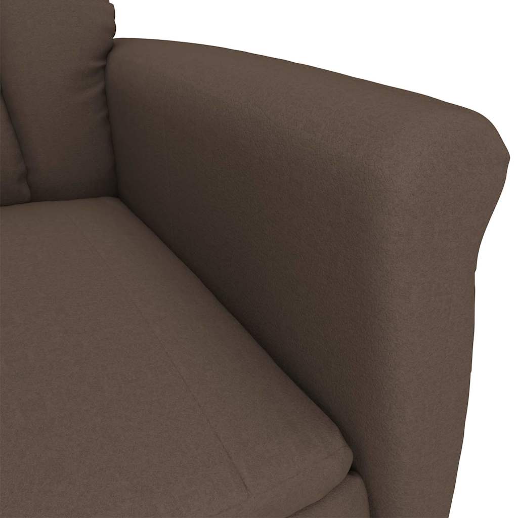 Sessel Braun 96,5 x 70,5 x 95 cm Mikrofaser