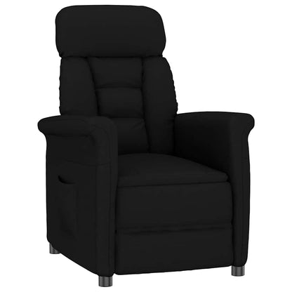 vidaXL Fauteuil Noir 96,5 x 70,5 x 95 cm Microfibre