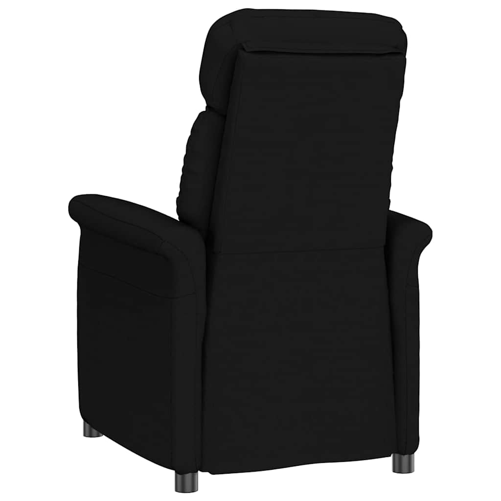 vidaXL Fauteuil Noir 96,5 x 70,5 x 95 cm Microfibre