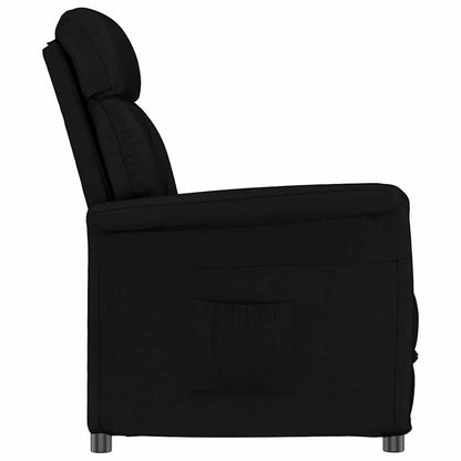 vidaXL Fauteuil Noir 96,5 x 70,5 x 95 cm Microfibre