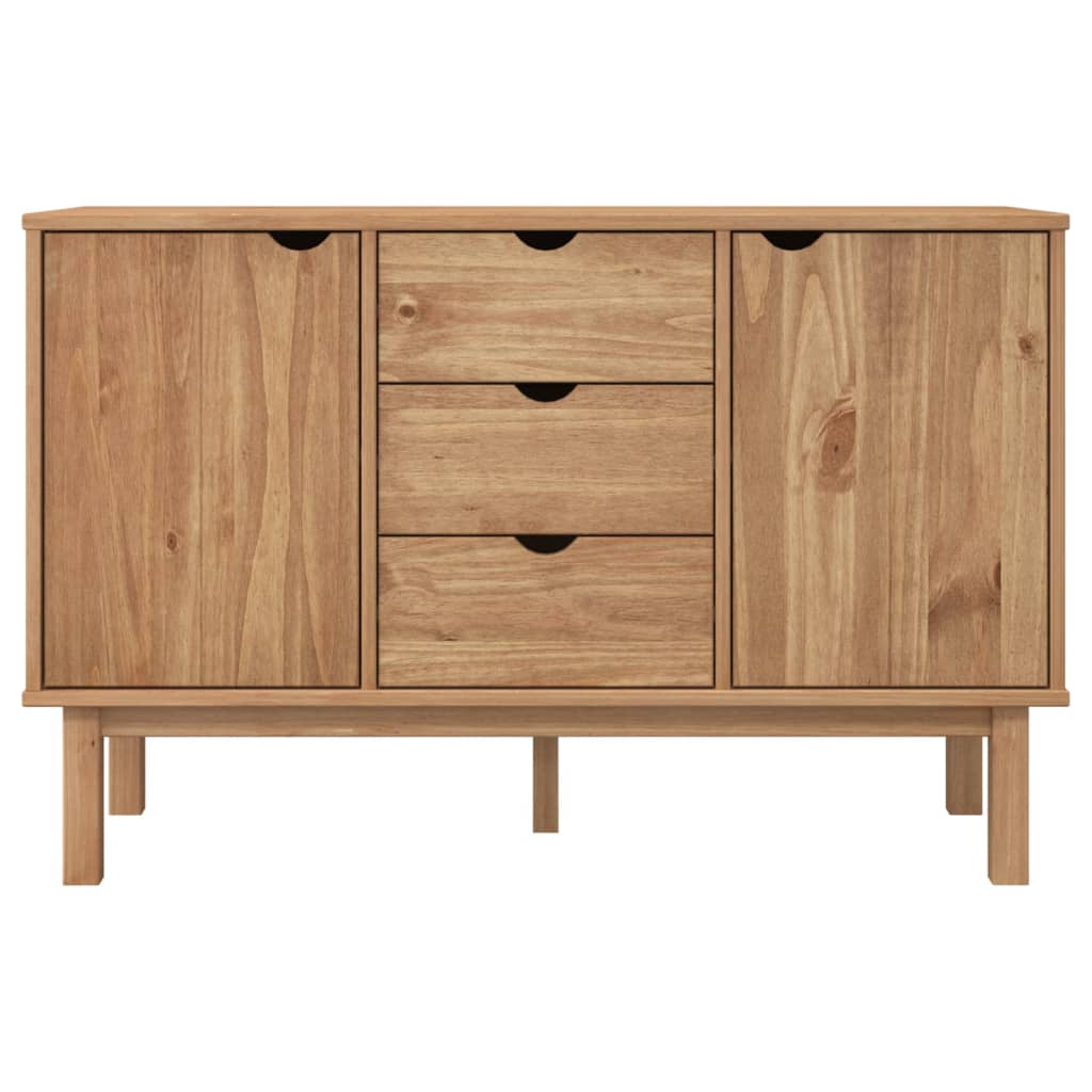 vidaXL Buffet OTTA 113,5x43x73 cm Bois de pin massif