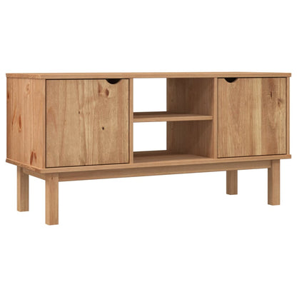vidaXL Meuble TV OTTA 113,5x43x57 cm Bois de pin massif