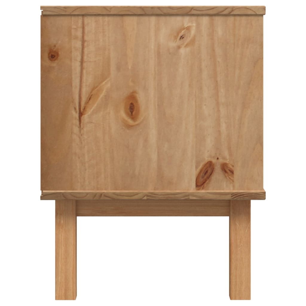 vidaXL Meuble TV OTTA 113,5x43x57 cm Bois de pin massif