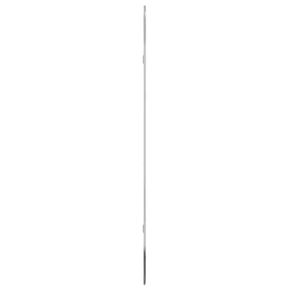 vidaXL Wandspiegel Silbern 100x45 cm Oval