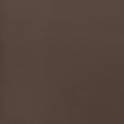 Bettgestell Braun 140x200 cm Kunstleder