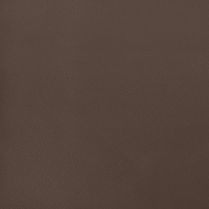 Bettgestell Braun 140x190 cm Kunstleder