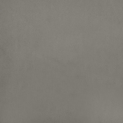 Bettgestell ohne Matratze Hellgrau 90x190 cm Samt