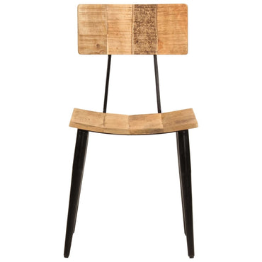 vidaXL Chaises de salle à manger 2 pcs 44x40x80 cm Bois de manguier massif