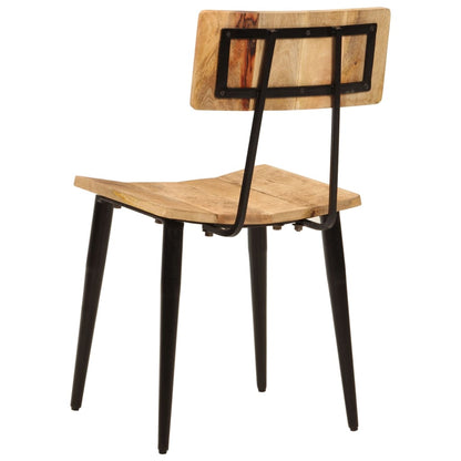 vidaXL Chaises de salle à manger 2 pcs 44x40x80 cm Bois de manguier massif