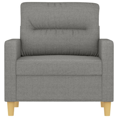 vidaXL Sofasessel Dunkelgrau 60 cm Stoff