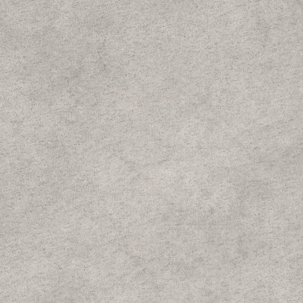 vidaXL Sessel Hellgrau 60 cm Mikrofasergewebe