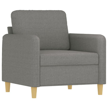 vidaXL Sofasessel Dunkelgrau 60 cm Stoff